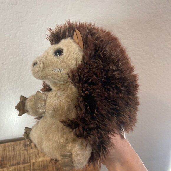 Hedgehog Puppet Hand Puppet Plush Turns Inside Out To Ball Realistic - Picture 9 of 11